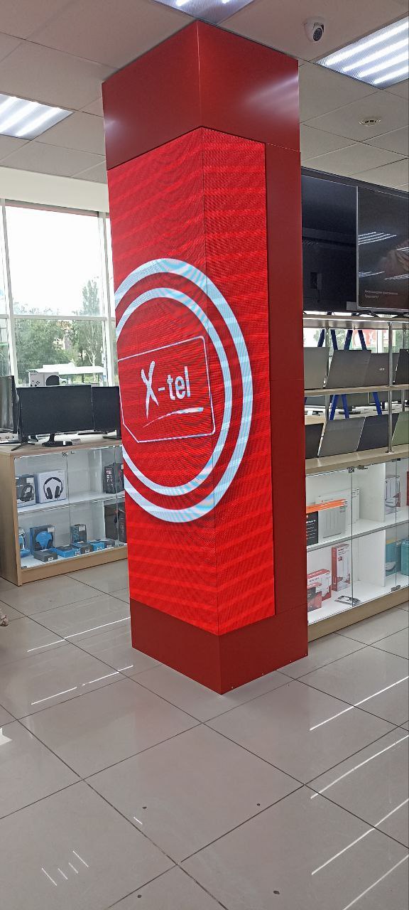 Видеоэкран X-Tel - наружная реклама в Луганске
